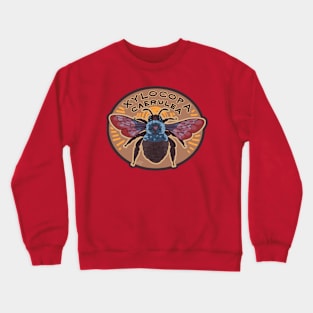 blue carpenter bee Crewneck Sweatshirt